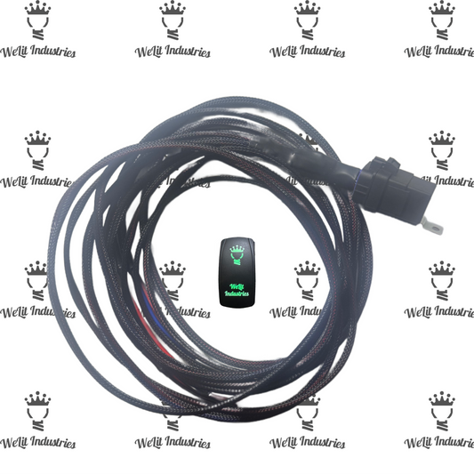 UNIVERSAL POWER HARNESS 8FT: 40AMP RELAY