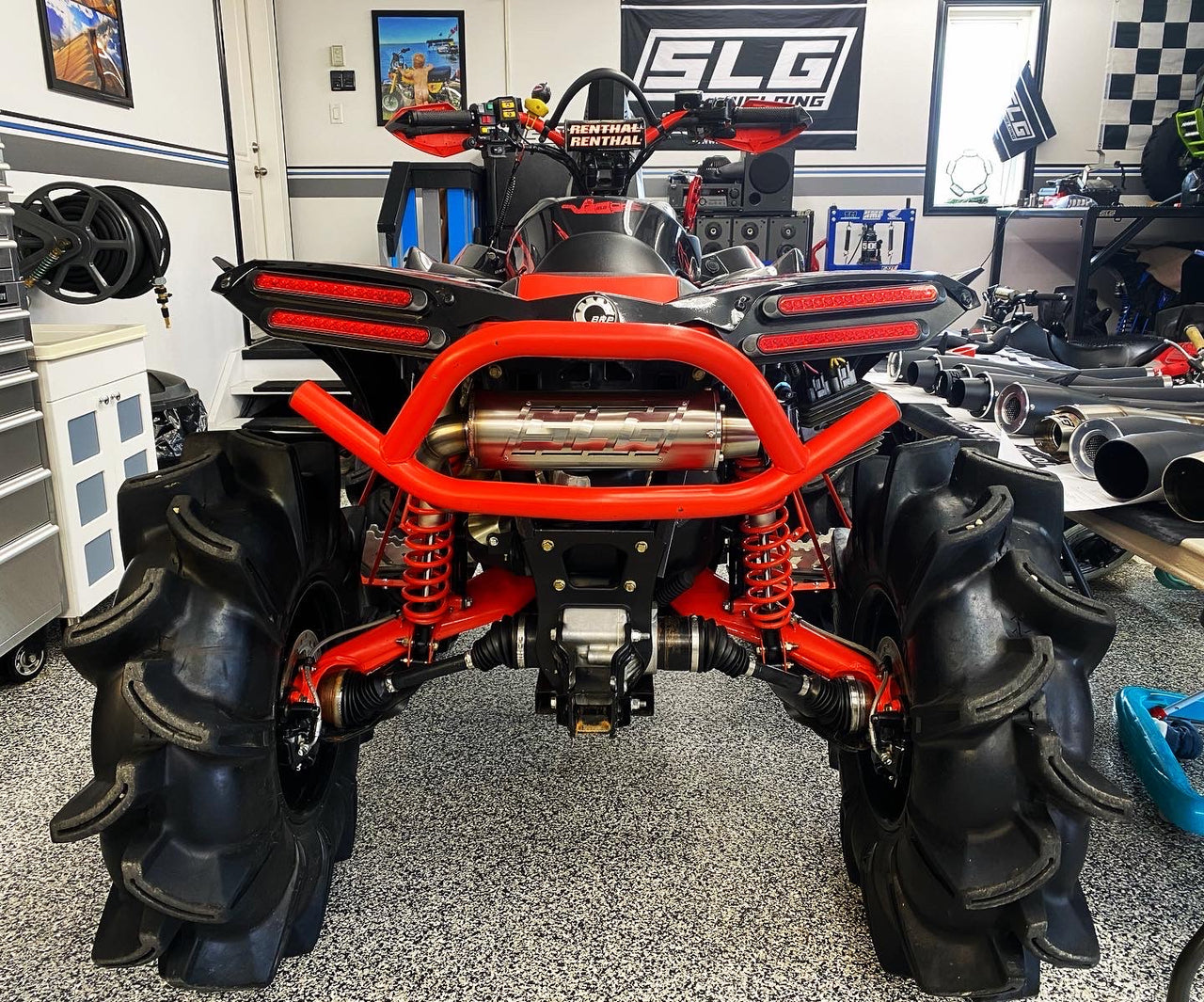 2016-2026 Gen 2 CanAm Renegade XMR 570-650-850-1000cc Bomber Performance Series Slip On Side Exit