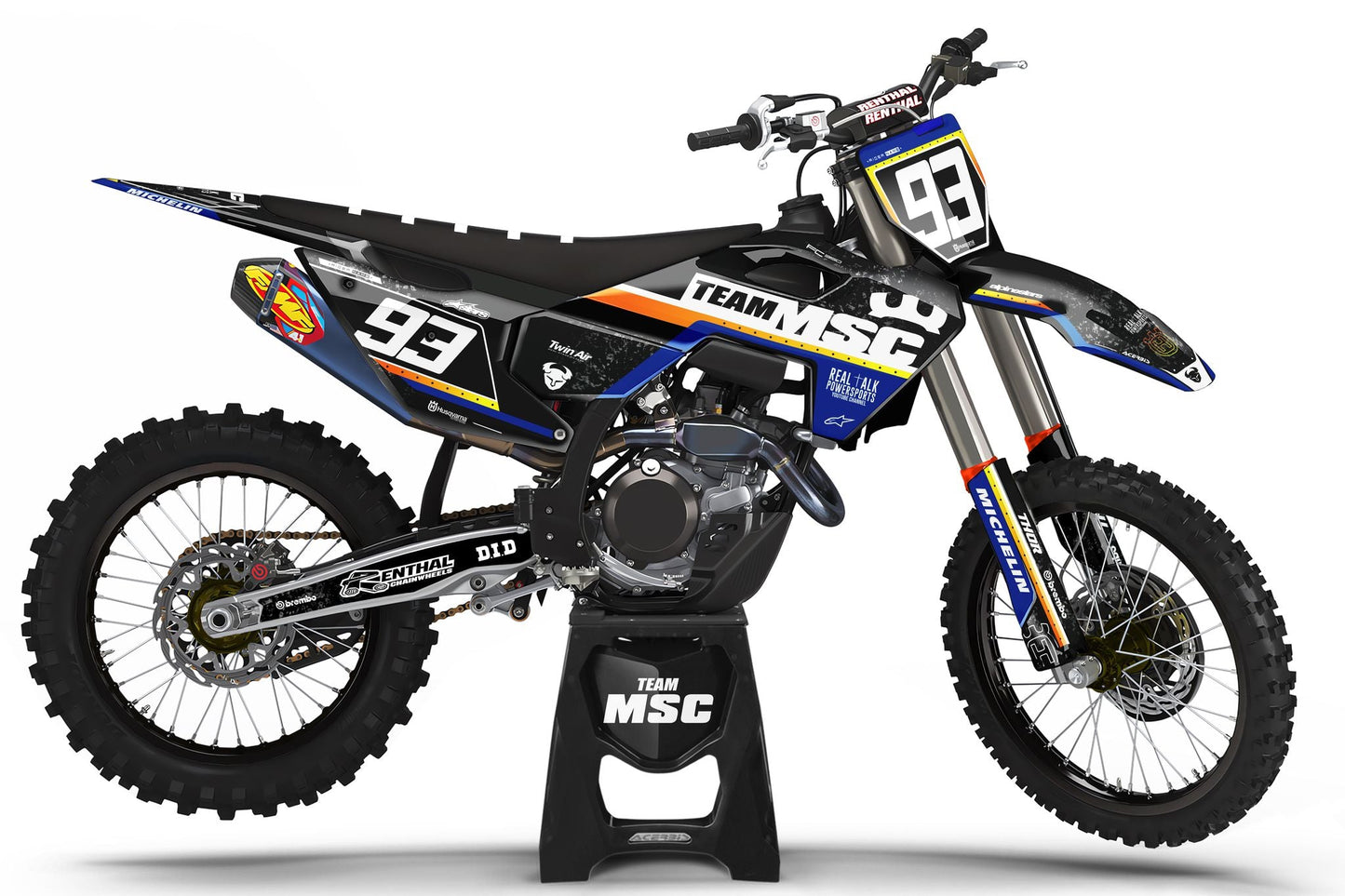 TEAM MSC - HUSQVARNA MX GRAPHIC KIT #2