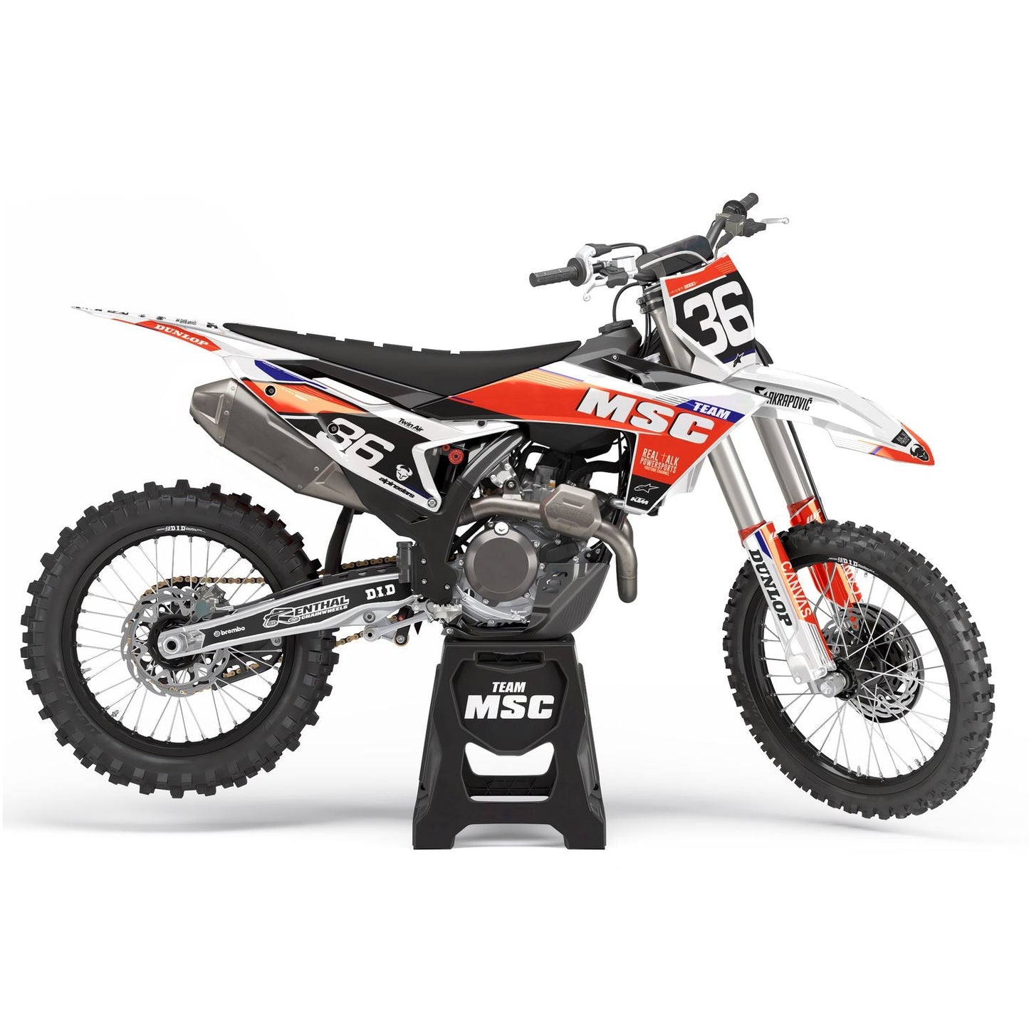 TEAM MSC - KTM MX GRAPHIC KIT #1