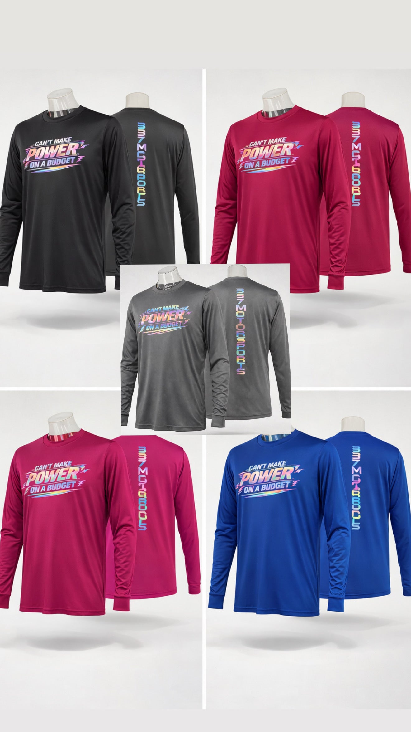 Can't Make Power On A Budget Performance Long Sleeve