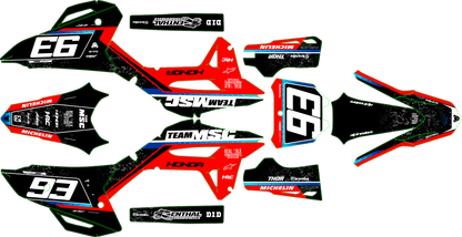 TEAM MSC - HONDA MX GRAPHIC KIT #2