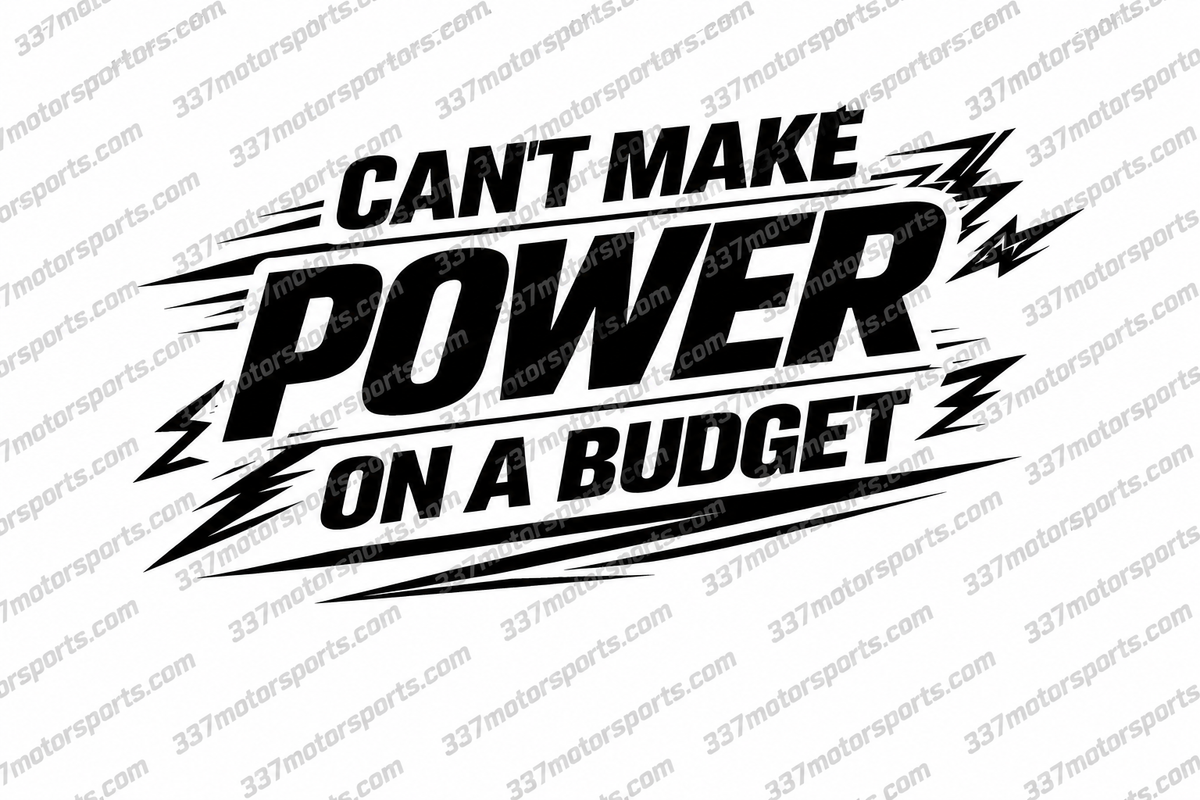 Cant Make Power on a Budget Decal