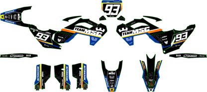 TEAM MSC - HUSQVARNA MX GRAPHIC KIT #2