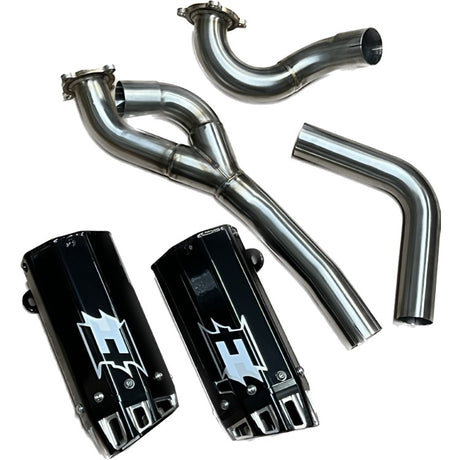 NEW GEN II Dual slip on exhaust for 2012-2024 CAN-AM Outlander