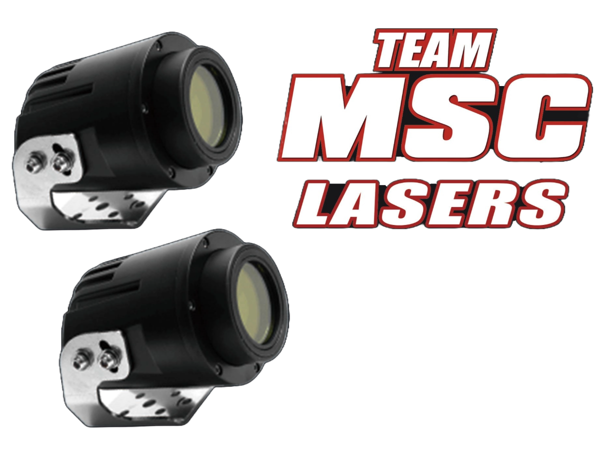 TEAM MSC LASER BEAMS - 3" - PAIR