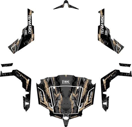 ZFORCE 800 (G1) - RACE SERIES GRAPHIC KIT