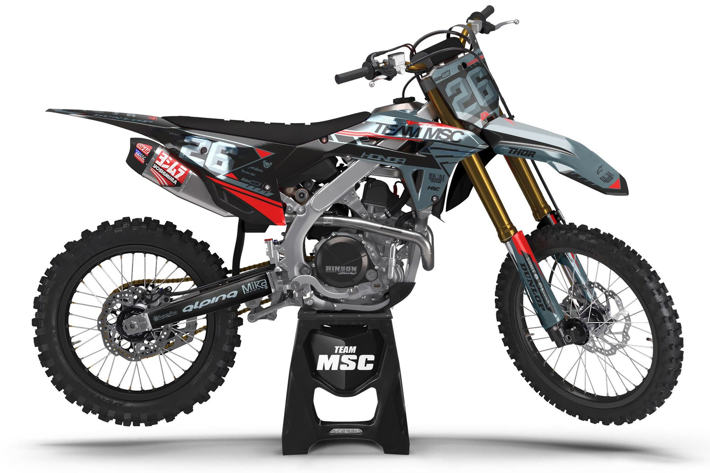 TEAM MSC - HONDA MX GRAPHIC KIT #3