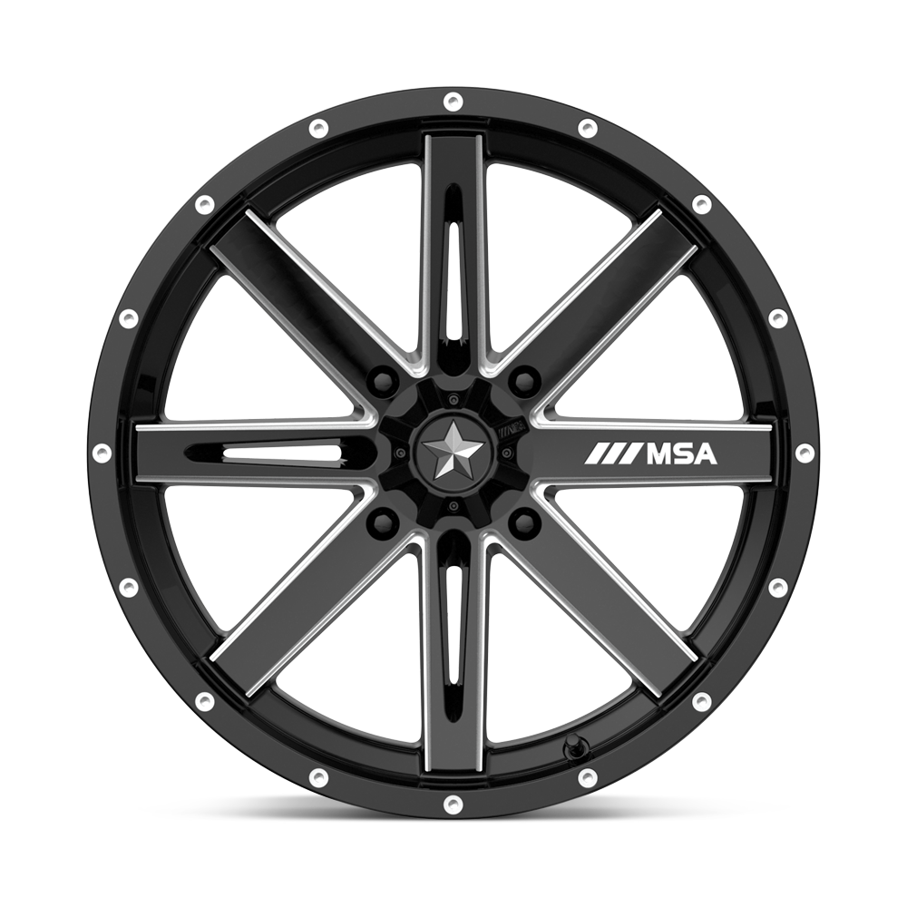 MSA M41 BOXER GLOSS BLACK MILLED