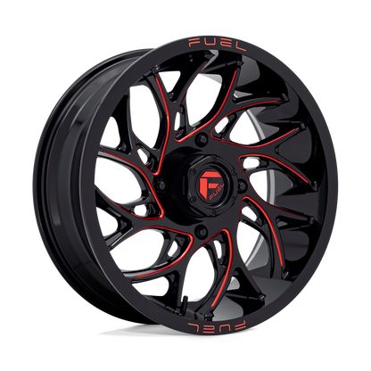 Fuel Runner GLOSS BLACK MILLED CANDY RED